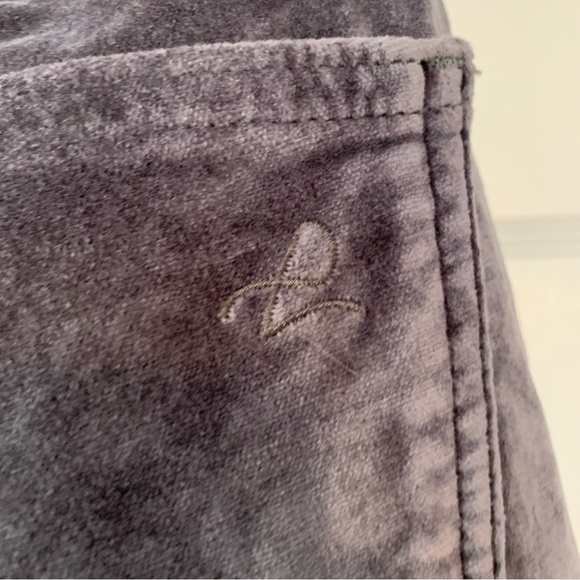 DL1961 Pants Womens 25 Silver Spring Velvet Florence Ankle Mid Rise Instasculpt - Picture 9 of 13